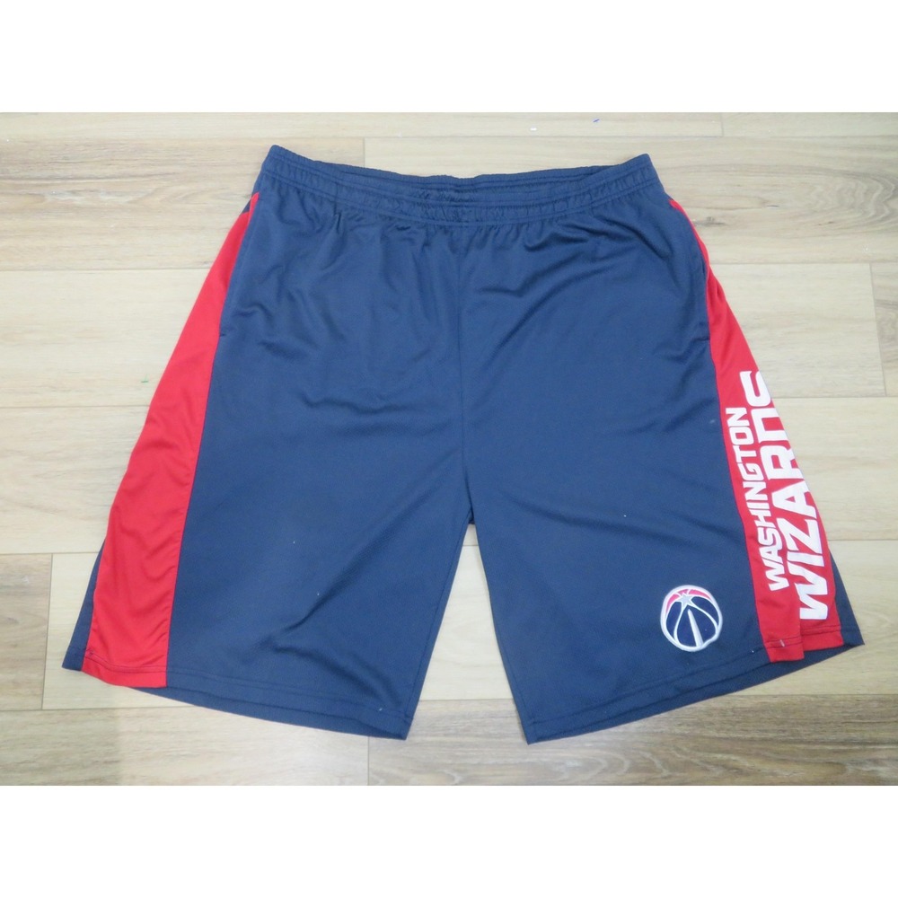 Washington Wizards Shorts Mens 3XL Tall Blue Fanatics NBA Basketball Baggy 12"
